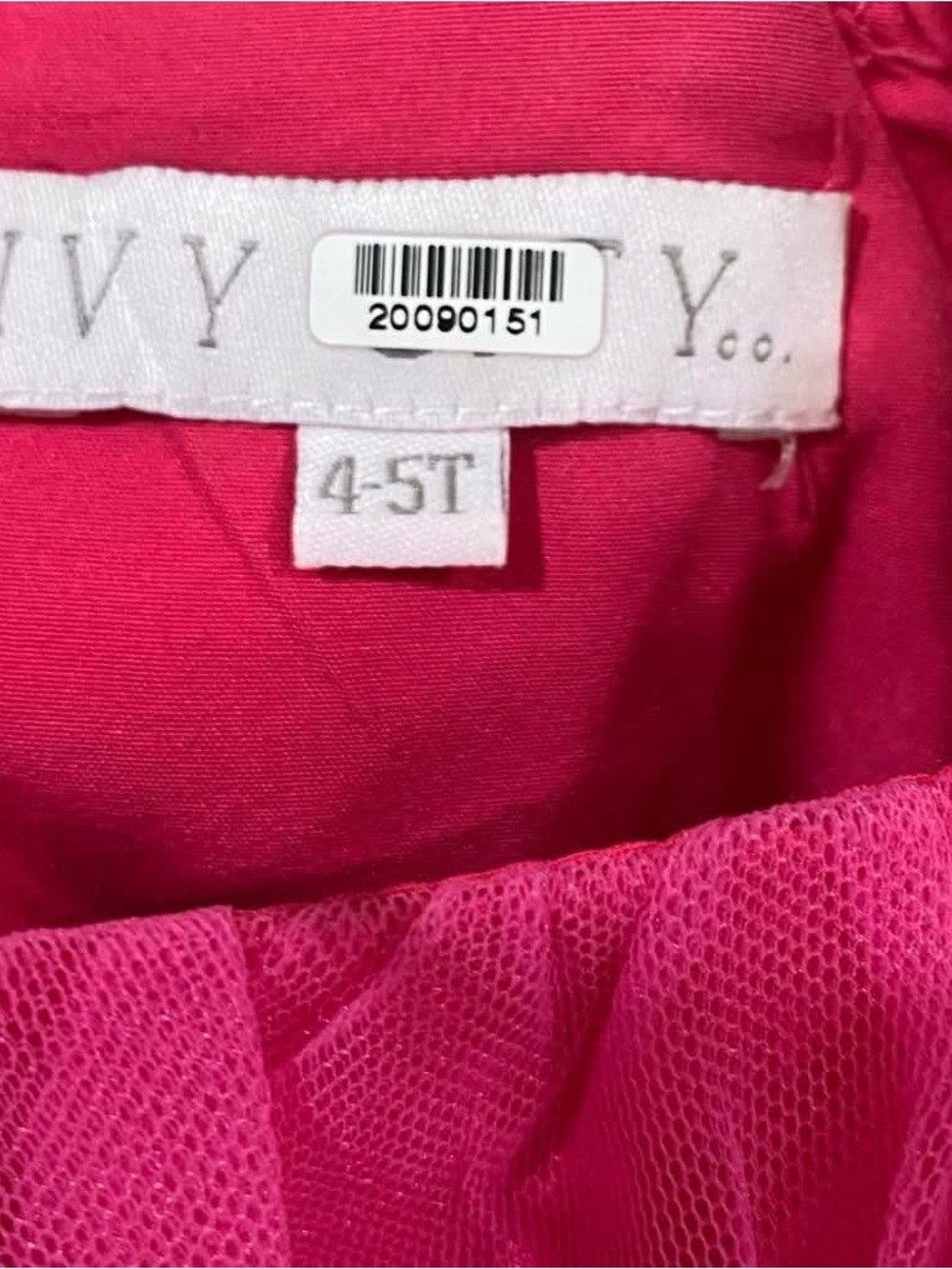 Ivy City Co Hot Pink Tulle Ruffle Formal Dress - Picture 3 of 4